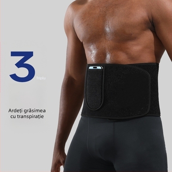 Centură talie pentru transpirație – universală, pentru yoga, protecție talie, fibră de poliester