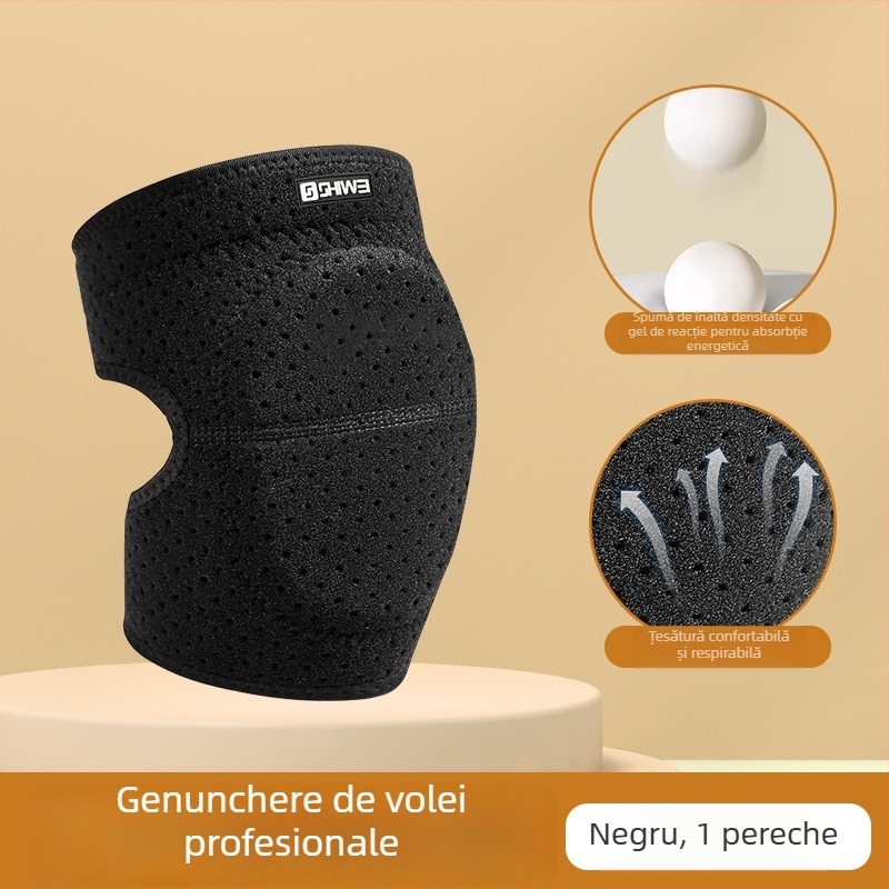 Tartini Genunchiere - Materiale: fibre de poliester, SBR; Protecție pentru genunchi; Potrivit pentru alergare, dans, fitness