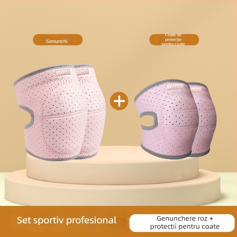 Tartini Genunchiere - Materiale: fibre de poliester, SBR; Protecție pentru genunchi; Potrivit pentru alergare, dans, fitness