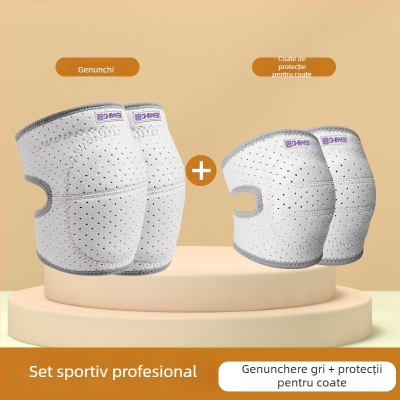 Tartini Genunchiere - Materiale: fibre de poliester, SBR; Protecție pentru genunchi; Potrivit pentru alergare, dans, fitness