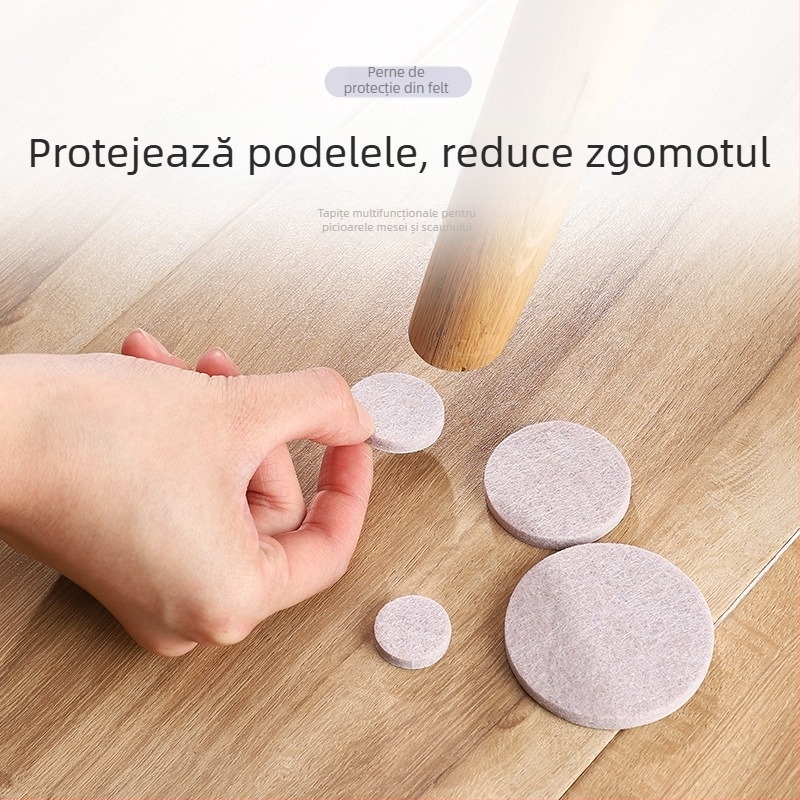 Protecții pentru picioarele scaunelor și meselor – filc, simplu și modern, antiderapante, rezistente la uzură, protecție mobilier, pentru bucătărie și dormitor, Xinyou