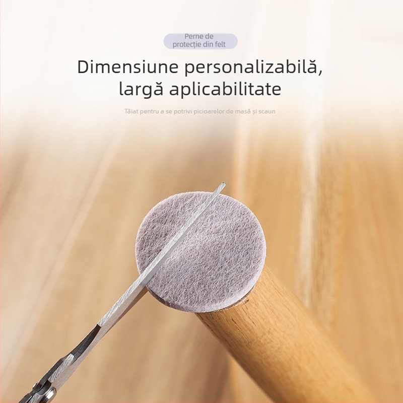 Protecții pentru picioarele scaunelor și meselor – filc, simplu și modern, antiderapante, rezistente la uzură, protecție mobilier, pentru bucătărie și dormitor, Xinyou