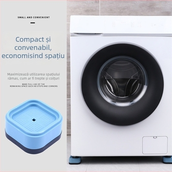 Mașină de spălat – Bază universală antiderapantă, reglabilă și mobilă, din plastic, fără montaj, 100% material nou