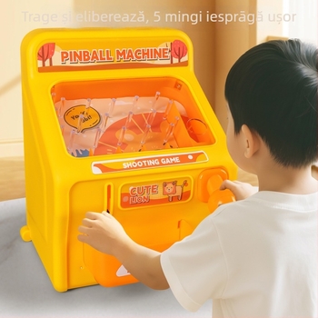 Mașină de aruncat bile din plastic – Jucărie educativă pentru copii 4–6 ani, Modelul 8833, Cutie colorată