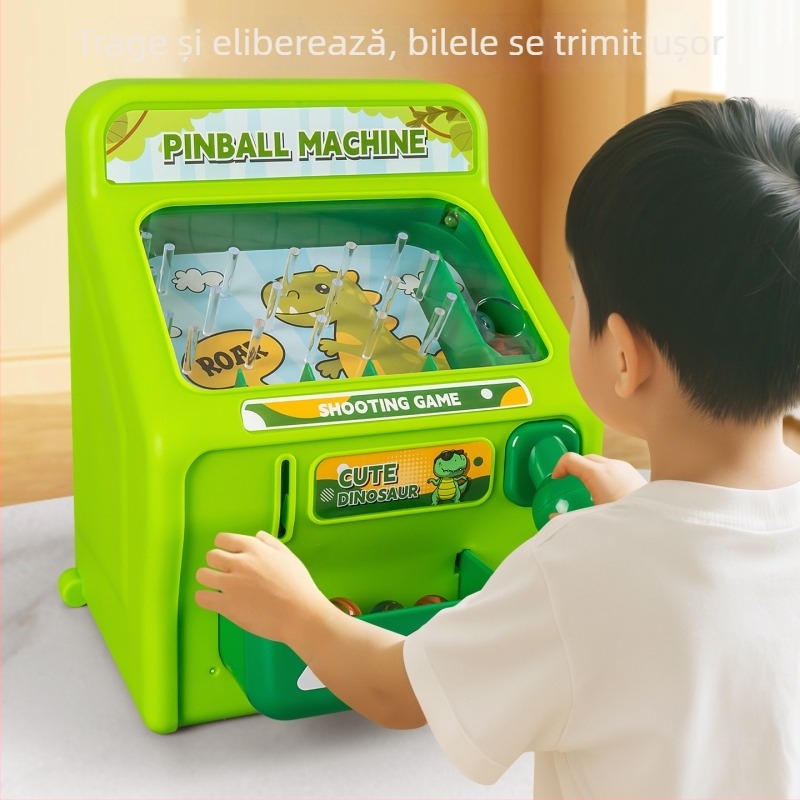 Mașină de aruncat bile din plastic – Jucărie educativă pentru copii 4–6 ani, Modelul 8833, Cutie colorată