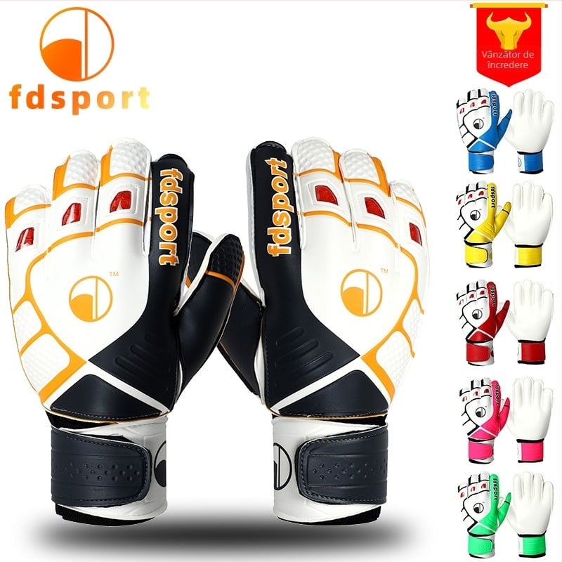 Mănuși de portar pentru fotbal, latex, respirabile, rezistente la abraziune, anti-alunecare – FDsport
