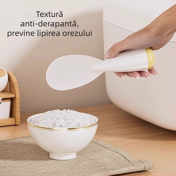 Lingură de orez – Mingtong, material PP, stil modern, finisaj lucios, lingură pentru adulți