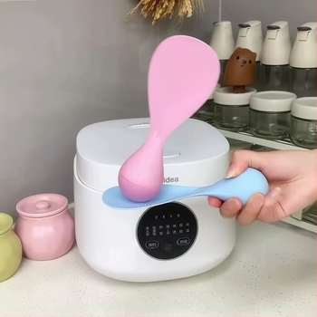 Lingură de orez – antiaderentă, rezistentă la temperaturi înalte, de calitate alimentară, cu design staționar