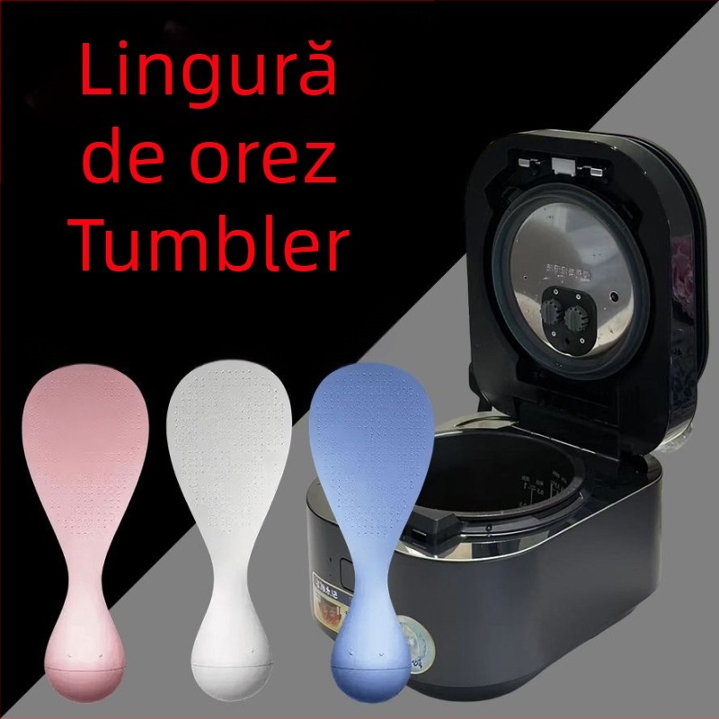 Lingură de orez – antiaderentă, rezistentă la temperaturi înalte, de calitate alimentară, cu design staționar