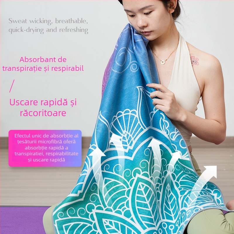 Prosop yoga Hengfeng, modelul 001, greutate 550 g, material: fibre ultra-fine