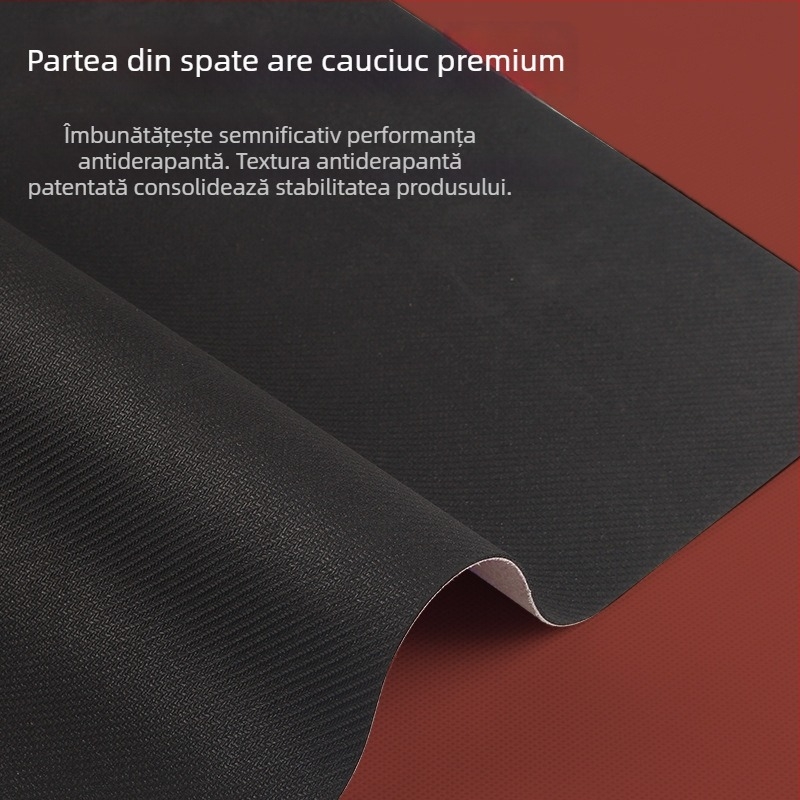 Covor de yoga din cauciuc velur, grosime 1,5 mm, greutate 23, pliabil, antiderapant