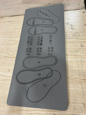 Covor de genuflexiuni pentru începători - TPE, 6 mm, covor de yoga pentru acasă, personalizabil