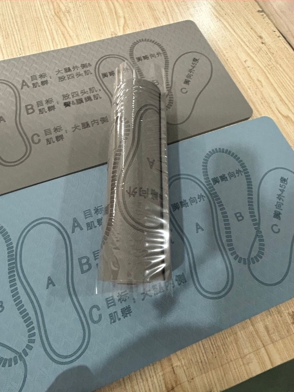 Covor de genuflexiuni pentru începători - TPE, 6 mm, covor de yoga pentru acasă, personalizabil