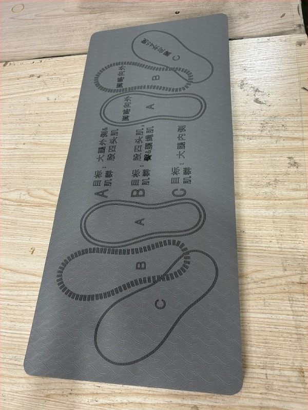 Covor de genuflexiuni pentru începători - TPE, 6 mm, covor de yoga pentru acasă, personalizabil