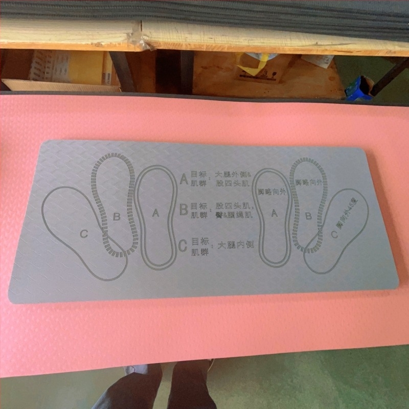 Covor de genuflexiuni pentru începători - TPE, 6 mm, covor de yoga pentru acasă, personalizabil