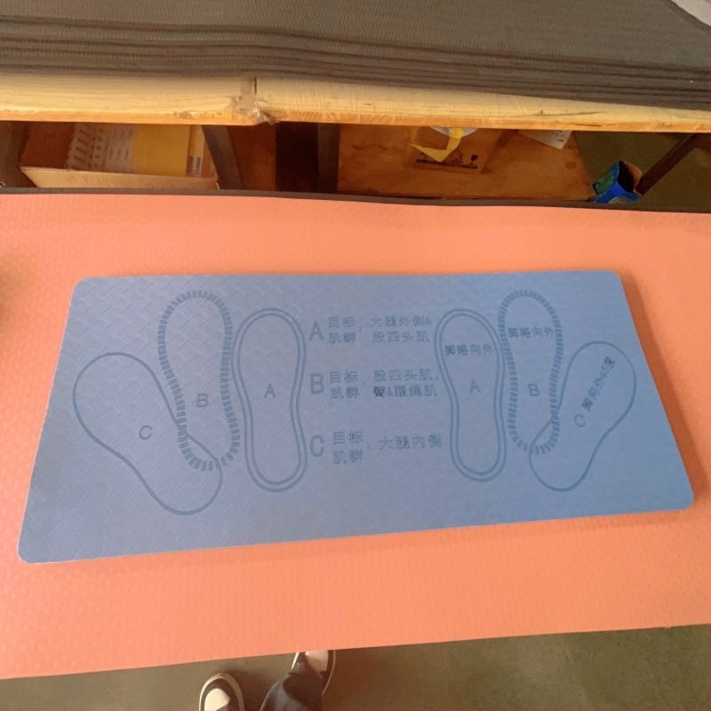 Covor de genuflexiuni pentru începători - TPE, 6 mm, covor de yoga pentru acasă, personalizabil