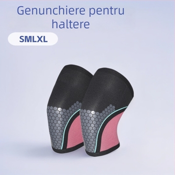 Genunchiere pentru squat la haltere, din neopren și cauciuc, pentru adulți, protecție pentru genunchi.