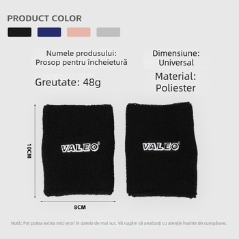 Protecție pentru încheietura mâinii pentru Badminton – Nailon, Respirabilă și Absorbantă a transpirației