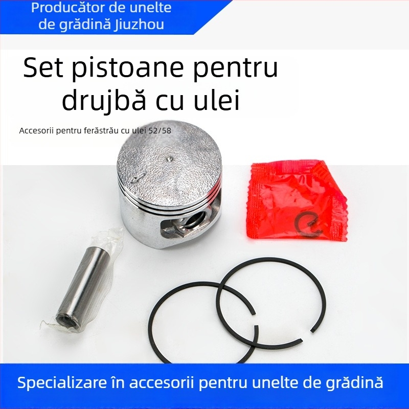 Kyushu garden kit cilindru pentru drujbă pe benzină 52/58 – inel piston, piston, cilindru, bloc cilindru, asamblare