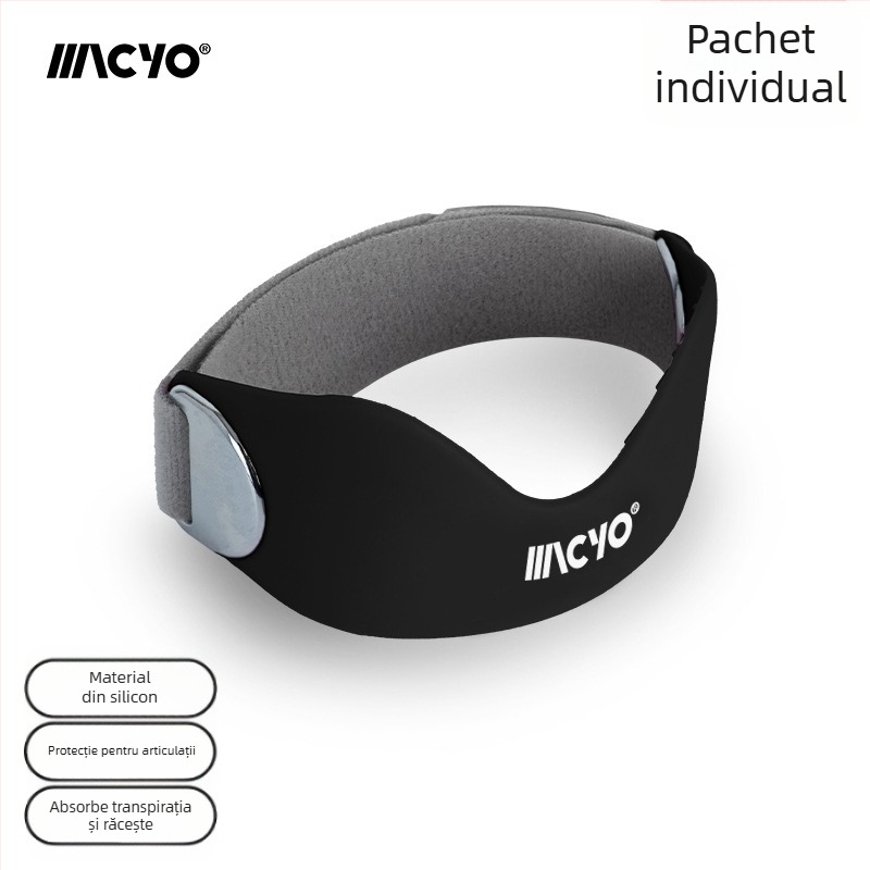 Protector genunchi din silicon pentru sporturi — nivel profesionist, protecție pentru patela, potrivit pentru baschet, alergare și ciclism