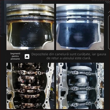 Agent de reparare a motorului, model xys-001, cu polieteramină modificată, curățător de depuneri de carbon la inelele pistonului, valabilitate cinci ani