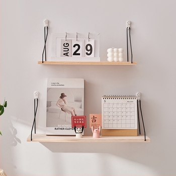 Poliță de perete, lemn, stil simplu și modern, cu un singur raft