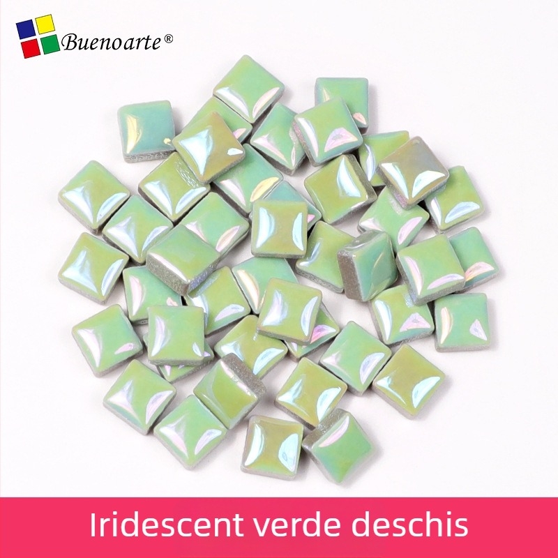 Fragmente ceramice pentru mozaic – realizare manuală, forme neregulate, suprafață glazurată