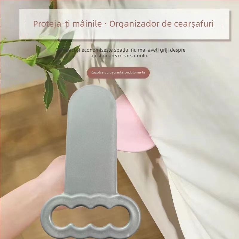 Organizator pentru lenjerie și saltea – dispozitiv de ridicare și fixare antiderapant, plastic, stil creativ, Jihai Extended Organizer, lansare 2024