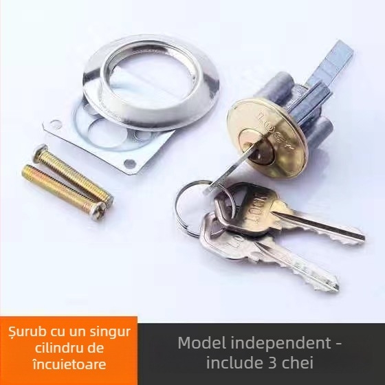 Încuietoare de ușă din cupru, tip ball-type, model 9219, stil american