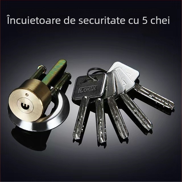 Încuietoare de ușă din cupru, tip ball-type, model 9219, stil american