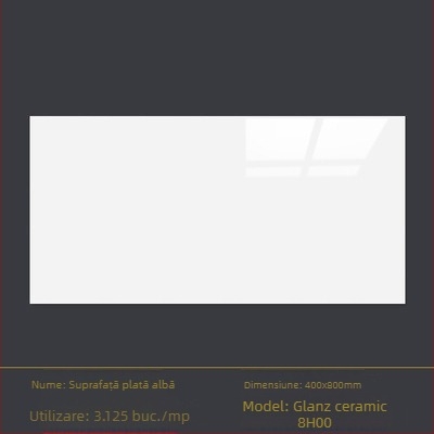 Gresie porțelan glazurată pentru pereți interiori, suprafață cu iluminare difuză, stil vânt liniștit, model 6620-72