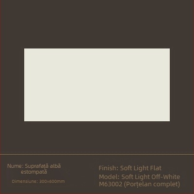 Gresie porțelan glazurată pentru pereți interiori, suprafață cu iluminare difuză, stil vânt liniștit, model 6620-72