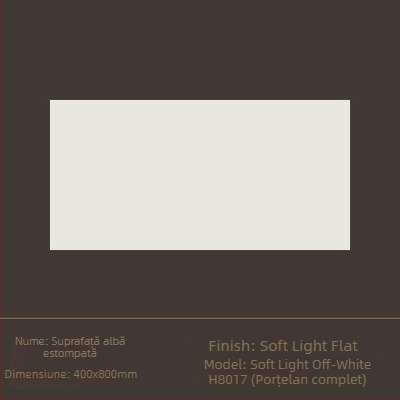 Gresie porțelan glazurată pentru pereți interiori, suprafață cu iluminare difuză, stil vânt liniștit, model 6620-72