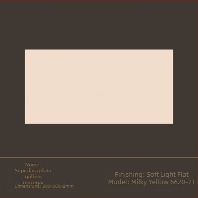 Gresie porțelan glazurată pentru pereți interiori, suprafață cu iluminare difuză, stil vânt liniștit, model 6620-72