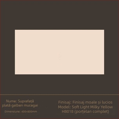 Gresie porțelan glazurată pentru pereți interiori, suprafață cu iluminare difuză, stil vânt liniștit, model 6620-72