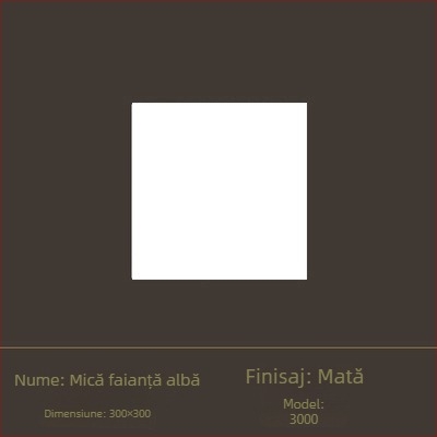 Gresie porțelan glazurată pentru pereți interiori, suprafață cu iluminare difuză, stil vânt liniștit, model 6620-72