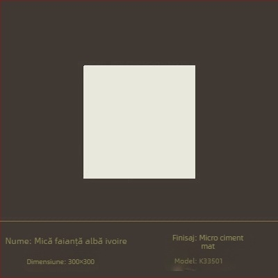 Gresie porțelan glazurată pentru pereți interiori, suprafață cu iluminare difuză, stil vânt liniștit, model 6620-72