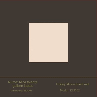 Gresie porțelan glazurată pentru pereți interiori, suprafață cu iluminare difuză, stil vânt liniștit, model 6620-72