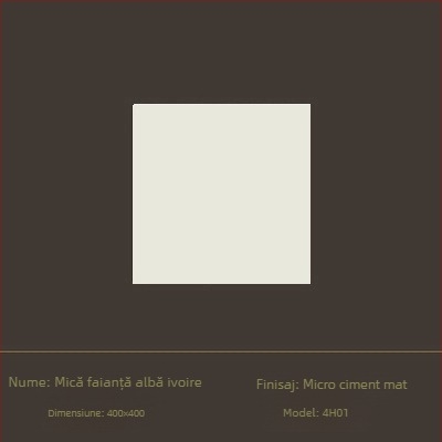 Gresie porțelan glazurată pentru pereți interiori, suprafață cu iluminare difuză, stil vânt liniștit, model 6620-72