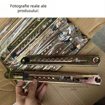 Bară de tragere telescopică pentru reglajul înălțimii, pentru paturi medicale și mese de desen, din fier, ștanțare și electroplacare