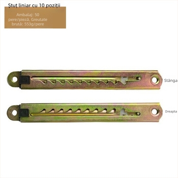 Bară de tragere telescopică pentru reglajul înălțimii, pentru paturi medicale și mese de desen, din fier, ștanțare și electroplacare