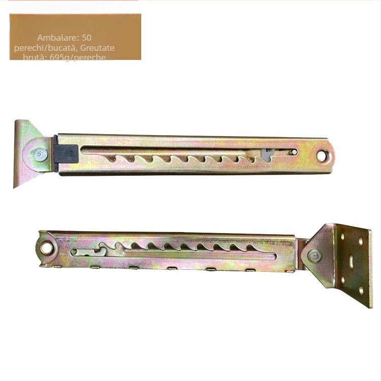 Bară de tragere telescopică pentru reglajul înălțimii, pentru paturi medicale și mese de desen, din fier, ștanțare și electroplacare