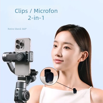 Microfon Lavalier D602 cu baterie încorporată 300–500 mAh, interval de frecvență 30 Hz–15 kHz, SNR sub 60 dB, autonomie 1–3 ore, pentru streaming live și filmări de produs