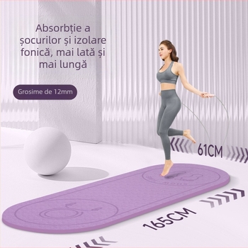 Covoraș de yoga – TPE, 8 mm grosime, 620 g, dimensiuni multiple, personalizare disponibilă