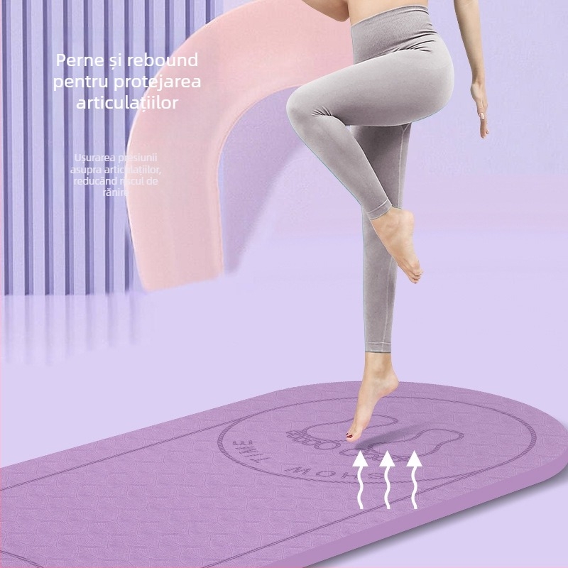 Covoraș de yoga – TPE, 8 mm grosime, 620 g, dimensiuni multiple, personalizare disponibilă