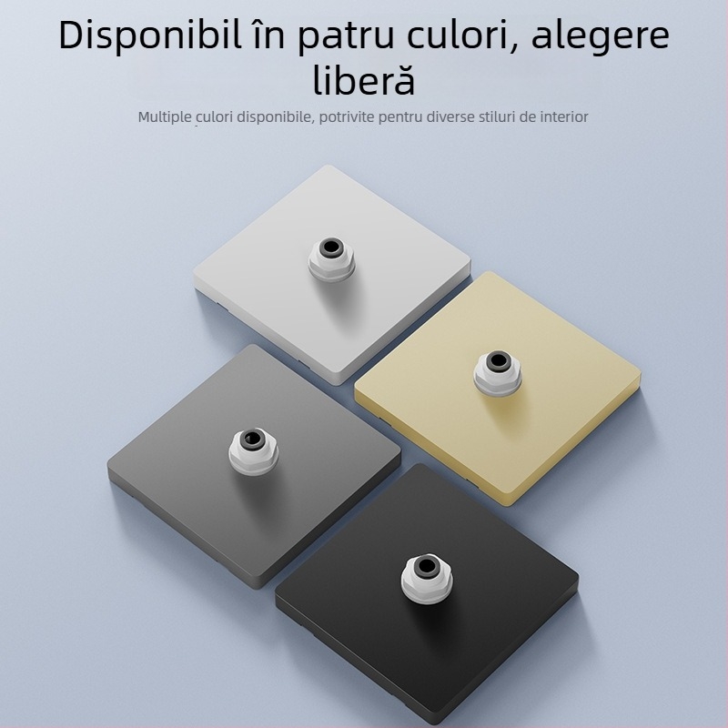 Panou PE pentru conducte apă montat pe perete pentru purificatorul de apă, tip 86, conexiune cu 2 căi, capac inferior încastrat; Brand: International Electrician