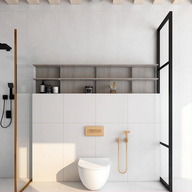 Plăci pentru pereți, finisaj lucios, lumină moale pentru baie, absorbție de apă ≤0.5%