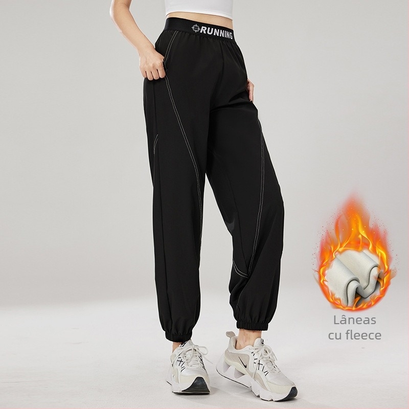 Set de alergare outdoor pentru femei — slim fit, mânecă lungă, uscare rapidă, cu padding la piept, nylon-spandex, 2025