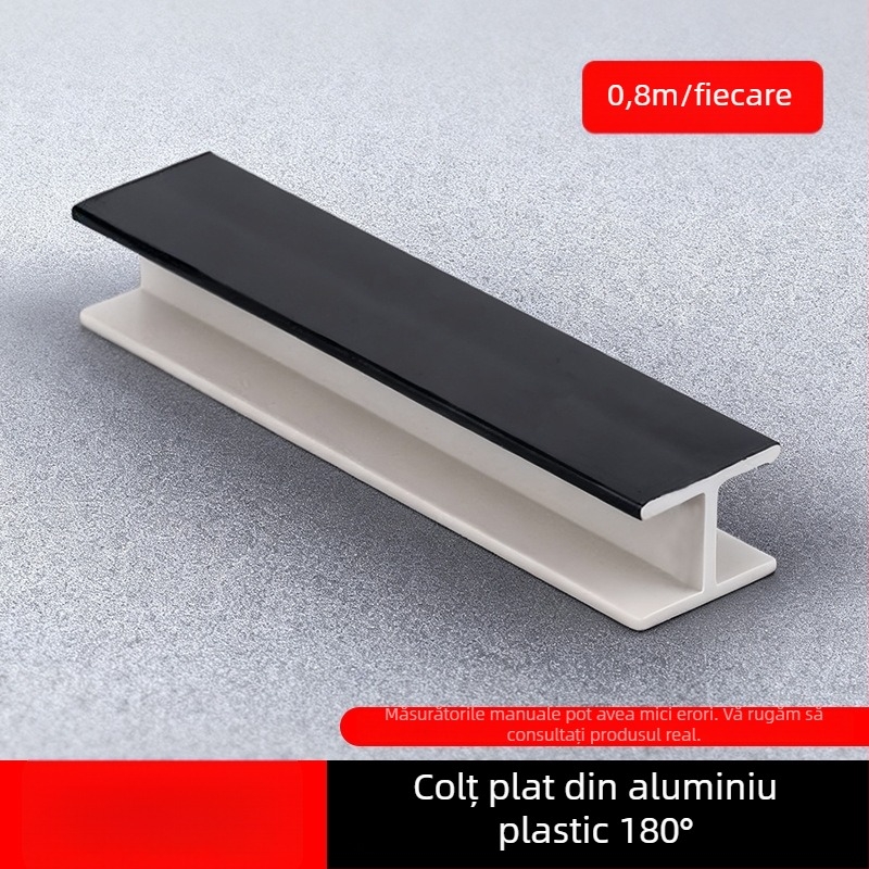 Kick Plate din aliaj de aluminiu pentru dulapuri de bucătărie, stil plat modern minimalist, model Kick Plate, Nr. 161, brand bls/Baodisi
