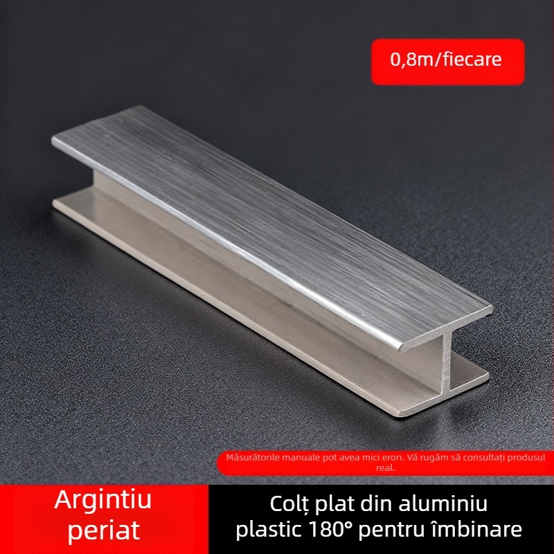 Kick Plate din aliaj de aluminiu pentru dulapuri de bucătărie, stil plat modern minimalist, model Kick Plate, Nr. 161, brand bls/Baodisi